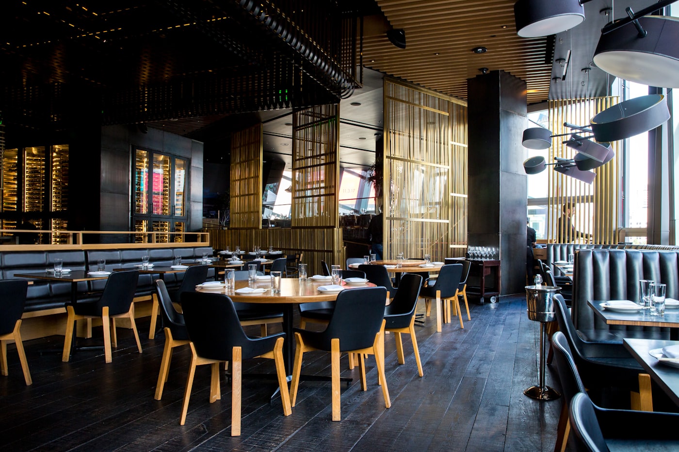 Durbar View's warm dining room
